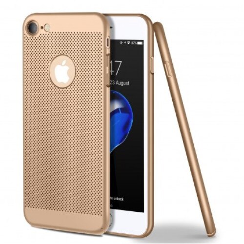 Husa iPhone 7 / 8 Perforata Gold